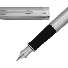 Parker Fountain Pen Sonnet Fine Point Stainless Steel 1950869