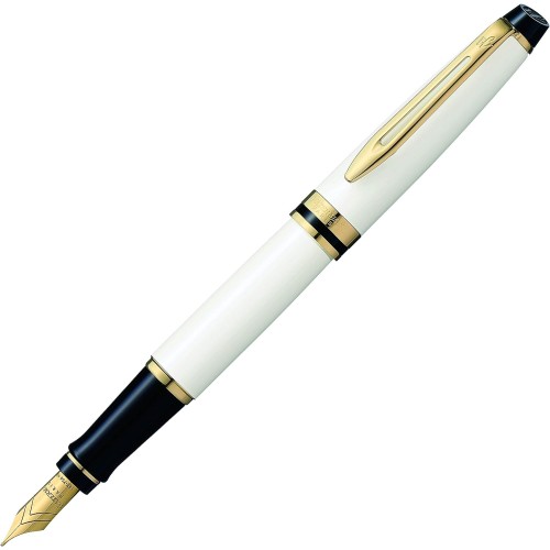 Waterman Fountain Pen Expert Medium Point Ivory 18k Nib 2103840