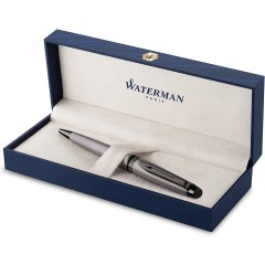 Waterman Ballpoint Pen Expert Metallic Silver 2119269Z