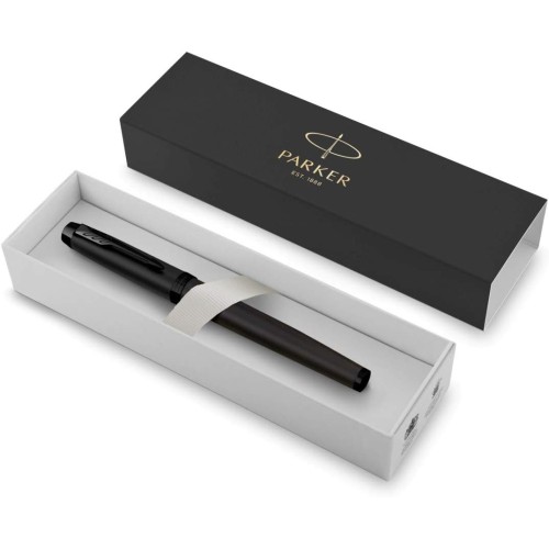 Parker Fountain Pen IM Achromatic Collection Fine Point Matte Black 2127900
