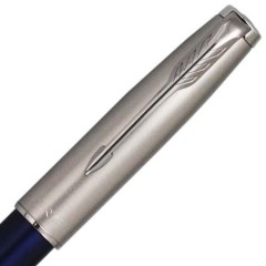 Parker Fountain Pen Fine Point Sonnet Blue & Sandblast 2146771Z