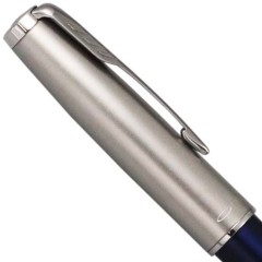 Parker Fountain Pen Fine Point Sonnet Blue & Sandblast 2146771Z