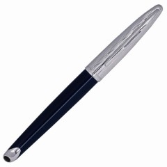 Waterman Fountain Pen Carène Fine Point Blue 18k Rhodium Plated Nib 2166343