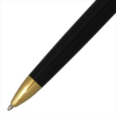 Cross Ballpoint Pen Townsend Black Lacquer 23K Gold Plated 572TW
