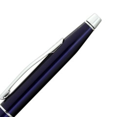Cross Ballpoint Pen Classic Century Translucent Blue Lacquer/Chrome AT0082-112