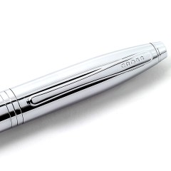 Cross Ballpoint Pen Calais Lustrous Chrome AT0112-1