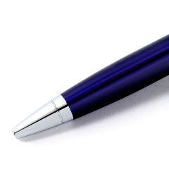 Cross Ballpoint Pen Calais Chrome Blue Lacquer AT0112-3