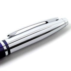 Cross Ballpoint Pen Calais Chrome Blue Lacquer AT0112-3