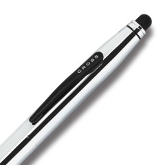 Cross Ballpoint Pen Tech2 Chrome With Satin Black Appointments AT0652-2