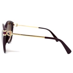 Longchamp Sunglasses Woman Wine Gold LO604SA-602
