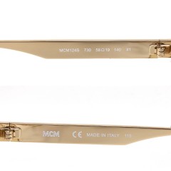 MCM Sunglasses Unisex Gold MCM124S-730