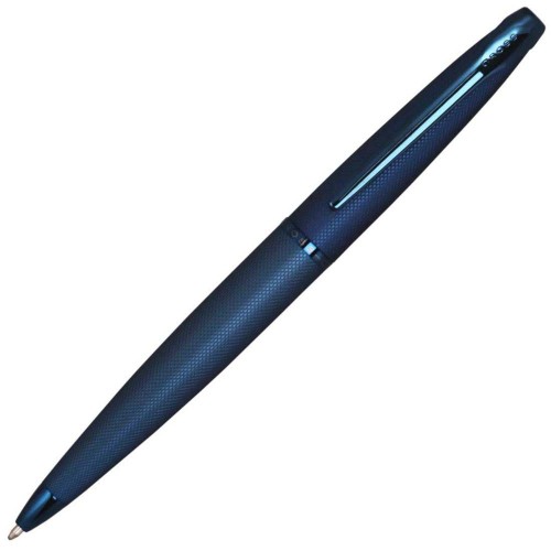 Cross Ballpoint Pen ATX Sandblasted Dark Blue PVD N882-45