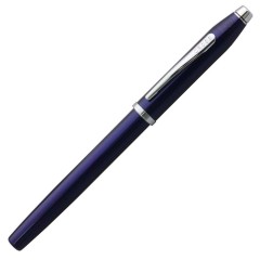 Cross Rollerball Pen Century II Blue Lacquer Polished Chrome NAT0085-158
