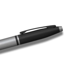 Cross Ballpoint Pen Calais Matte Gray and Black Lacquer NAT0112-26