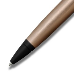 Cross Ballpoint Pen Calais Brushed Rose Gold Plate and Black Lacquer NAT0112-27