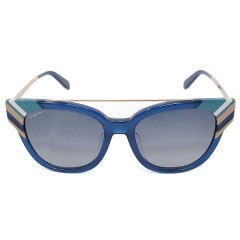 Salvatore Ferragamo Sunglasses Woman Opaline Blue Gold SF882SA-421