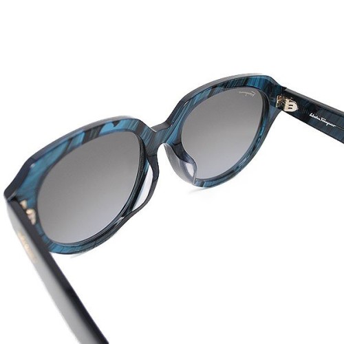 Salvatore Ferragamo Sunglasses Woman Blue Havana SF906SA-409