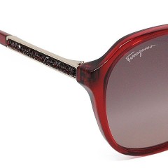 Salvatore Ferragamo Sunglasses Woman Crystal Red SF908SRA-613