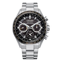 Citizen Attesa Eco-Drive GPS Satellite Radio Clock F950 Double Direct Flight ACT Line CC4015-51E
