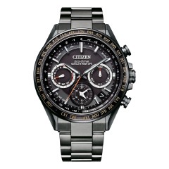 Citizen Attesa Eco-Drive GPS Satellite Radio Clock F950 Double Direct Flight ACT Line CC4014-62E