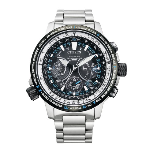 Citizen Promaster Eco-Drive Satellite Wave GPS Blue Impulse Limited Model CC7015-63E