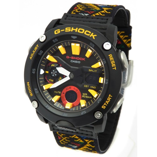 Casio G-Shock Traditional Pattern Series Bhutan Textile GA-2000BT-1AJR