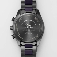 Citizen Attesa ACT Line Black Titanium™ Series Attesa 35th Anniversary Limited Edition 3rd "Blue Universe Collection" AT8187-75E