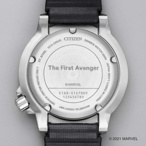 Citizen Promaster Marine Captain America Marvel Collection Limited Model BN0150-36L