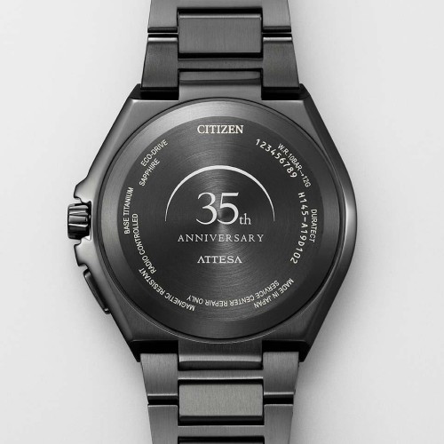 Citizen Attesa ACT Line Black Titanium™ Series Attesa 35th Anniversary Limited Edition 3rd "Blue Universe Collection" CB0217-71E