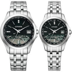Citizen Exceed Good Couple Day Limited Model Pair CB1080-52F EC1120-59F