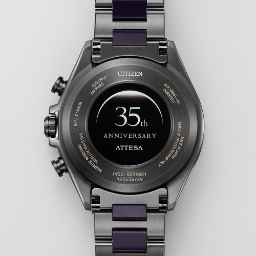 Citizen Attesa Satellite Wave GPS ACT Line Black Titanium™ Series Attesa 35th Anniversary Limited Edition 3rd "Blue Universe Collection" CC4066-69E