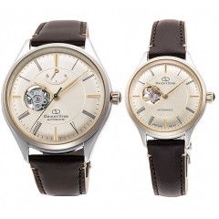 Orient Star Classic Semi Skeleton Pair RK-AT0201G RK-ND0010G