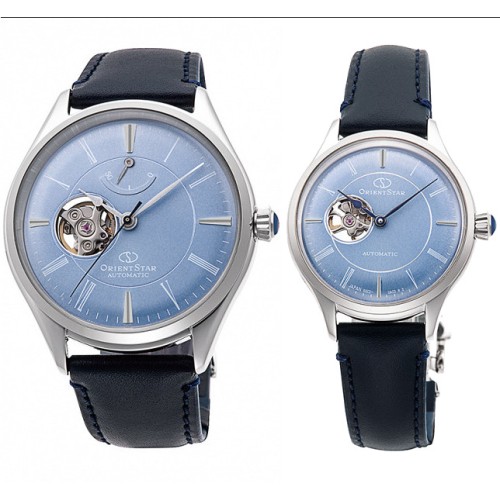 Orient Star Classic Semi Skeleton Pair RK-AT0203L RK-ND0012L