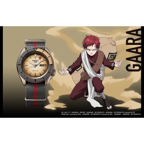 Seiko 5 Sports NARUTO & BORUTO Collaboration Gaara Limited Model SBSA093